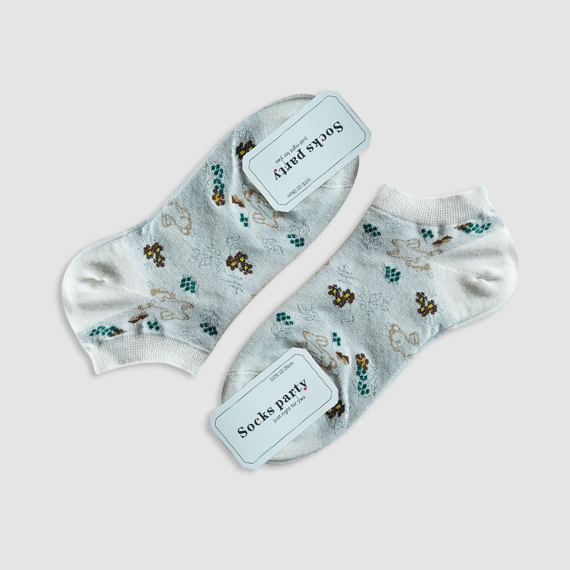 جوراب مچی زنانه طرحدار socks party - طرح1