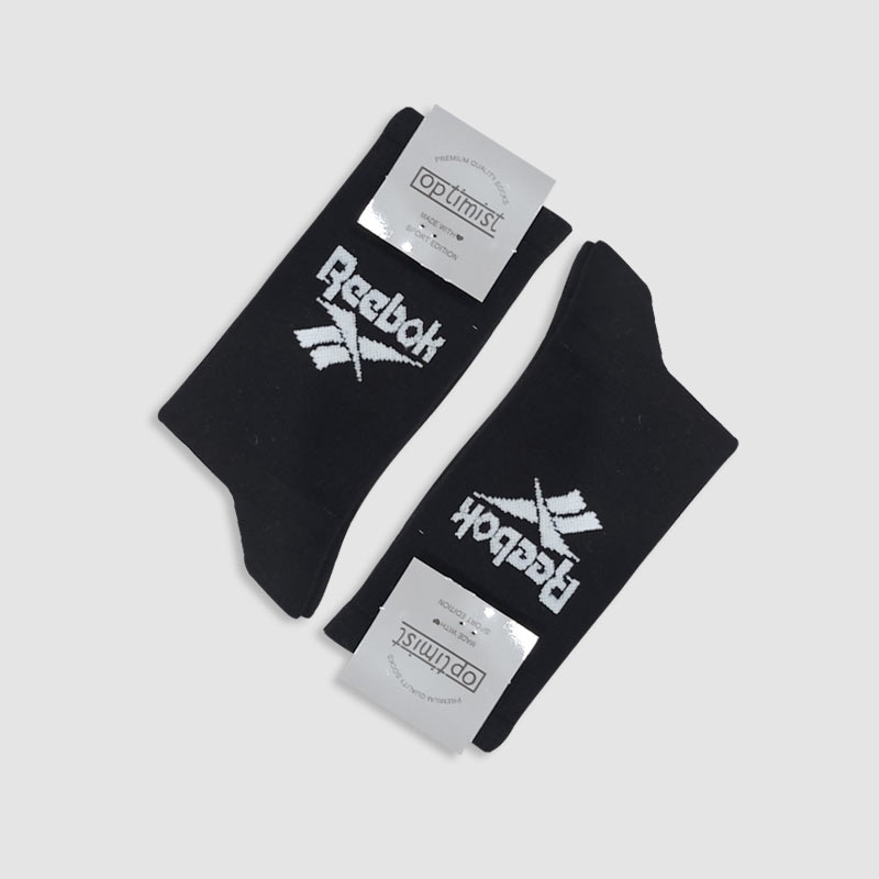 جوراب ساقدار اسپرت طرح Reebok - مشکی