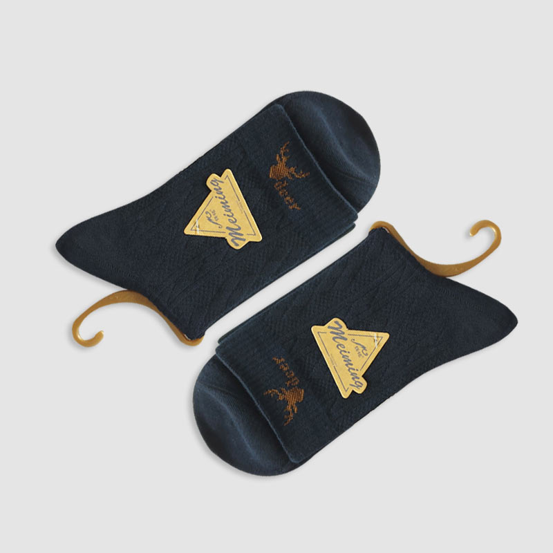 جوراب ساقدار اسپرت طرح گوزن deer‎‎ - سورمه ای