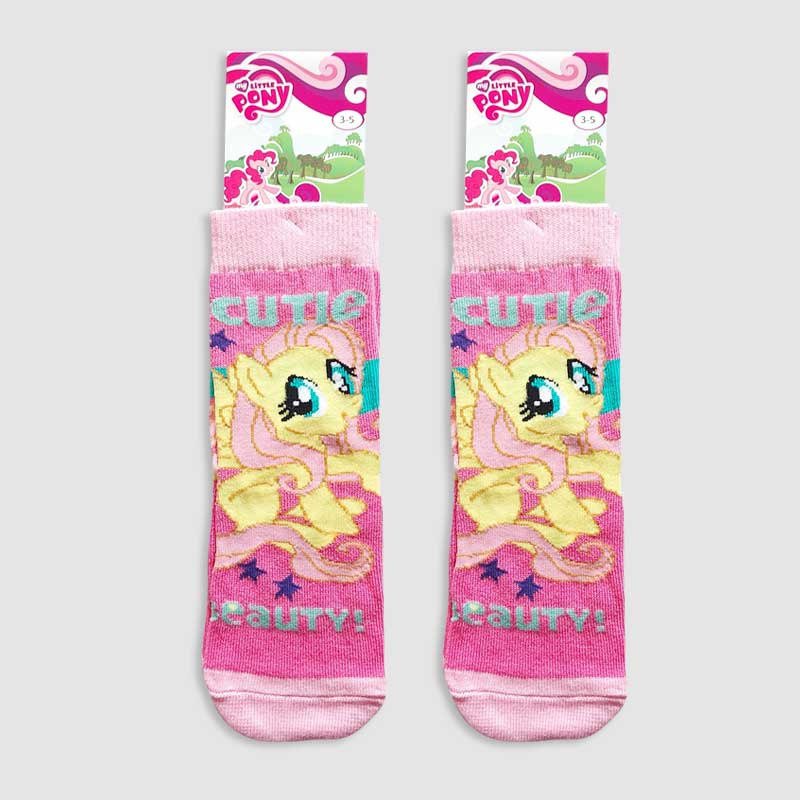 جوراب نیم ساق دخترانه شخصیت کارتونی pony‎‎ - طرح 9
