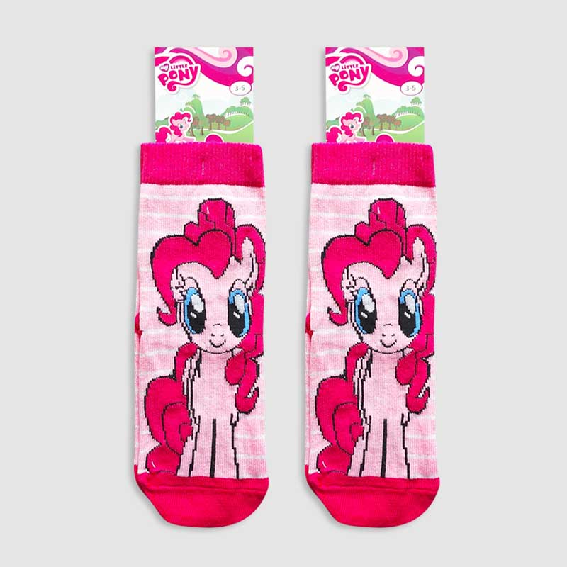 جوراب نیم ساق دخترانه شخصیت کارتونی pony‎‎ - طرح 5