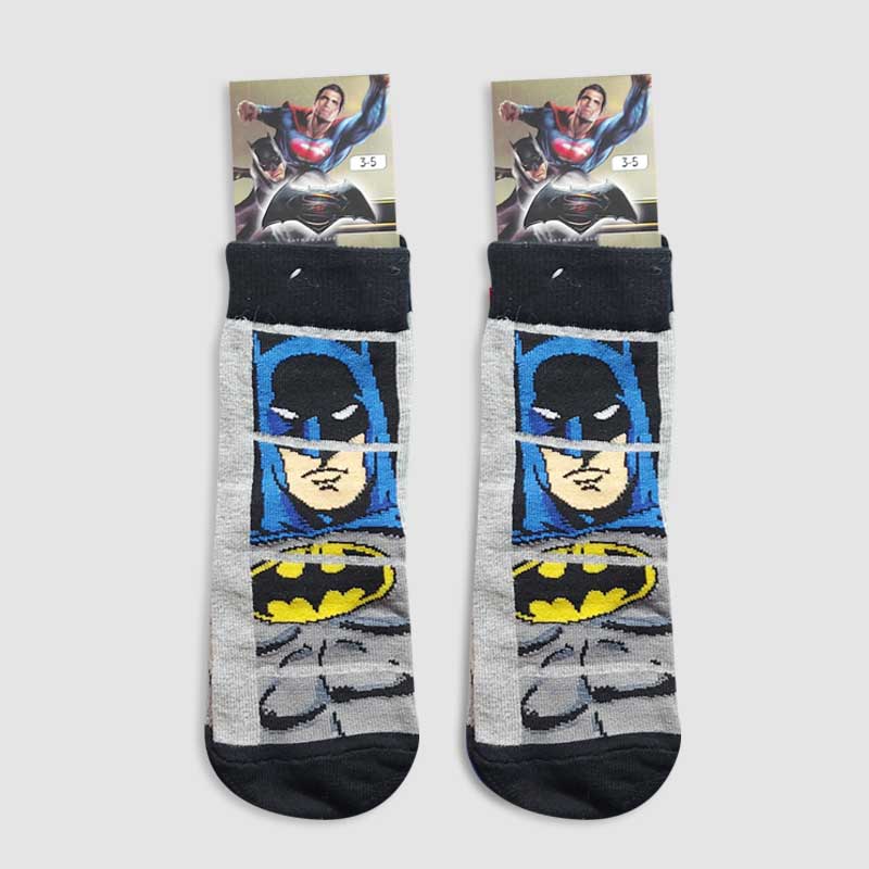 جوراب نیم ساق پسرانه شخصیت کارتونی Batman‎‎ - طرح10