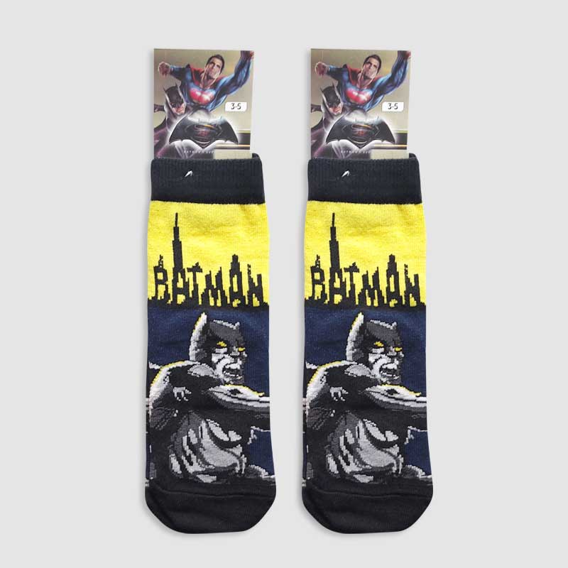 جوراب نیم ساق پسرانه شخصیت کارتونی Batman‎‎ - طرح9
