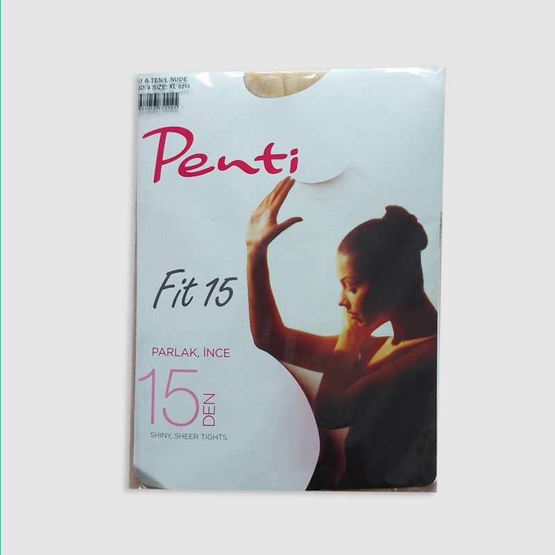 جوراب شلواری شیشه ای سایز Xl penti‎‎ - رنگ پا روشن