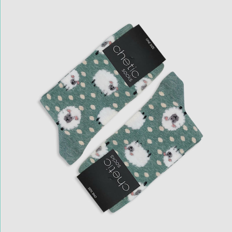 جوراب ساقدار زنانه چتیک طرح ببعی‎