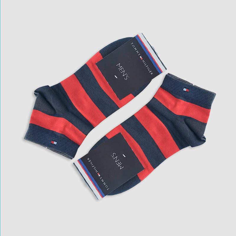 جوراب مچی مردانه راه راه رنگی Tommy‎ - رنگ2