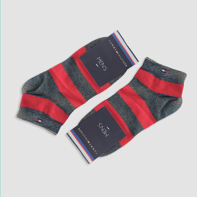 جوراب مچی مردانه راه راه رنگی Tommy‎ - رنگ5