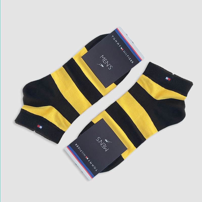 جوراب مچی مردانه راه راه رنگی Tommy‎ - رنگ6