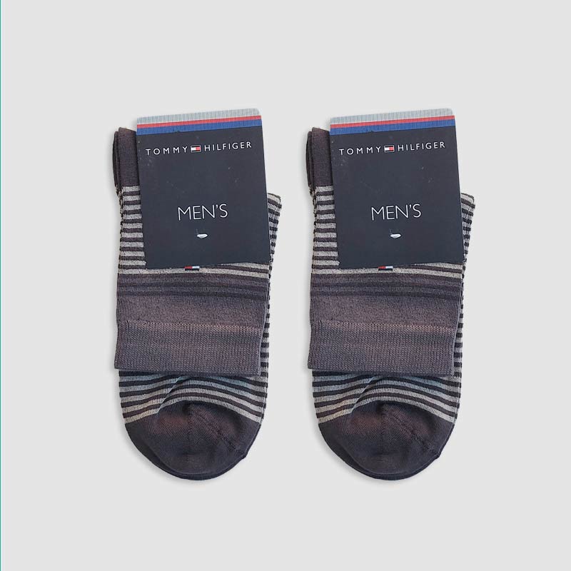 جوراب نیم ساق مردانه طرح کبریتی Tommy‎ - رنگ5