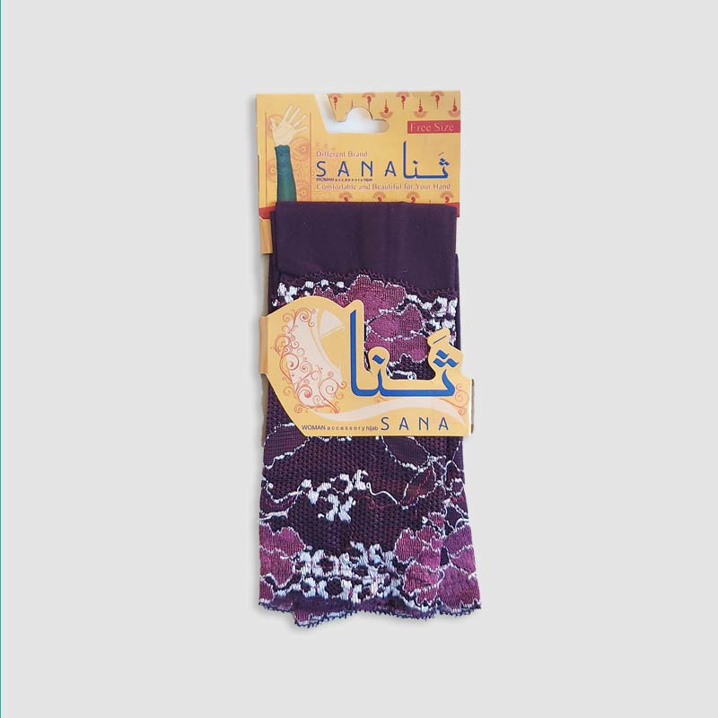 ساق دست گیپوری زنانه ثنا‎ - بنفش