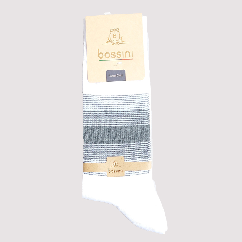 جوراب کلاسیک مردانه طرح طیف رنگی bossini