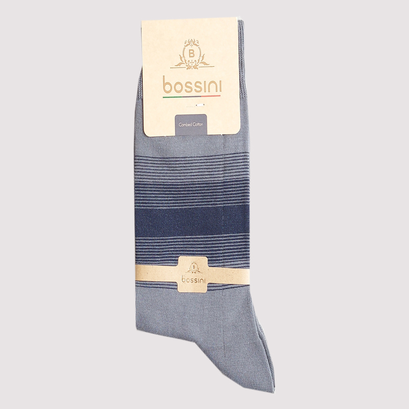 جوراب کلاسیک مردانه طرح طیف رنگی bossini
