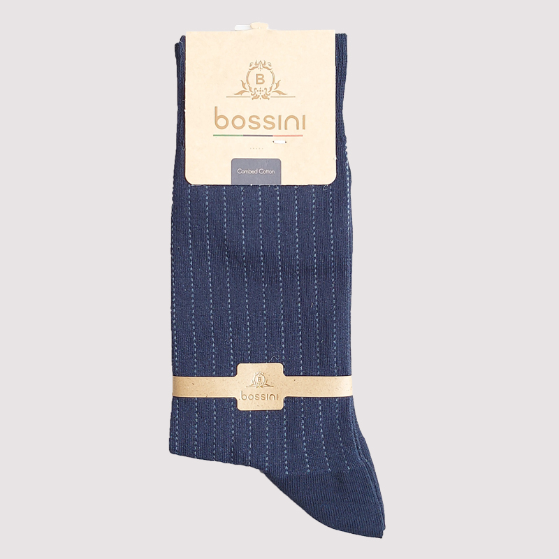 جوراب کلاسیک مردانه طرح خط چینbossini
