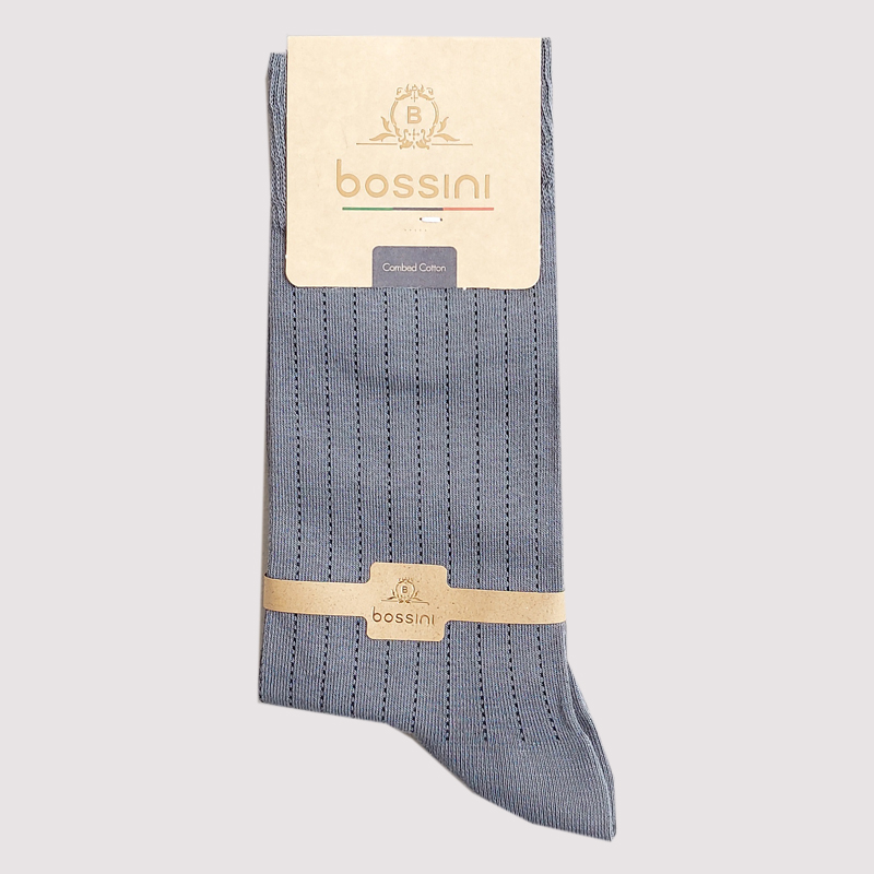 جوراب کلاسیک مردانه طرح خط چینbossini