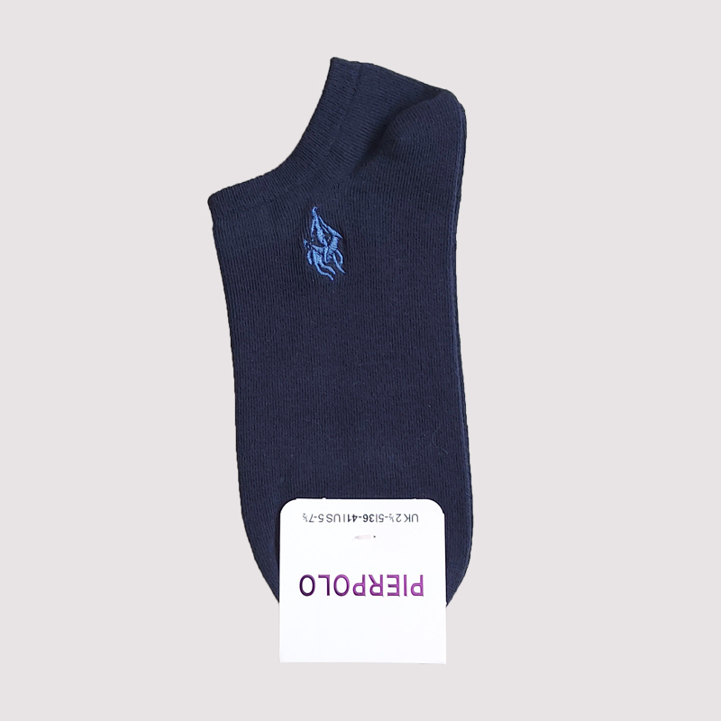 جوراب زیر قوزک زنانه گلدوزی شده polo 