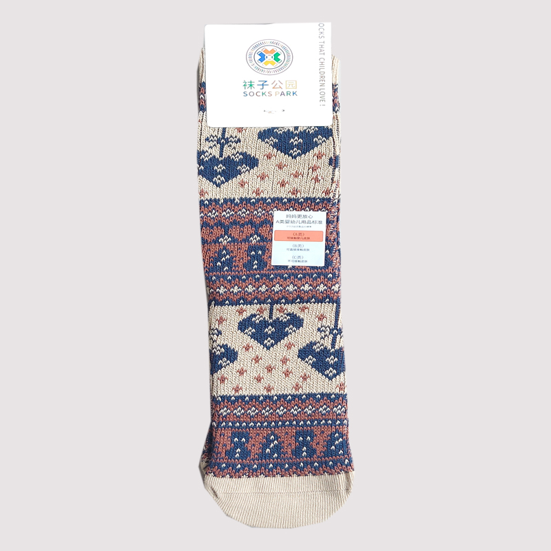 جوراب پشمی زنانه طرح تار و پود Socks park