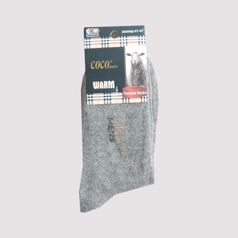 جوراب ساقدار پشمی مردانه طرح mens