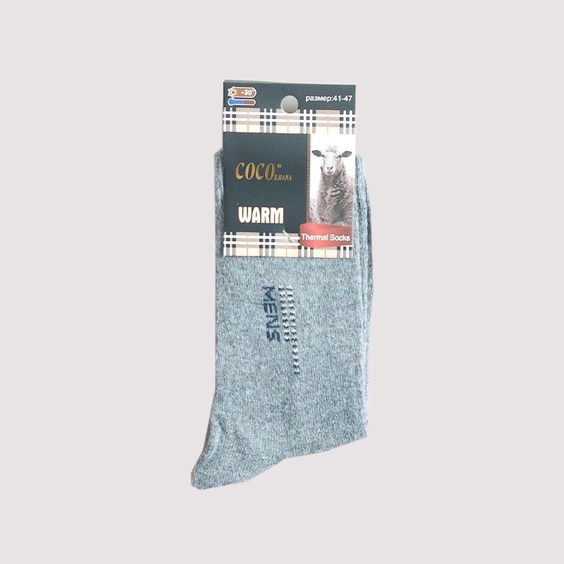 جوراب ساقدار پشمی مردانه طرح mens