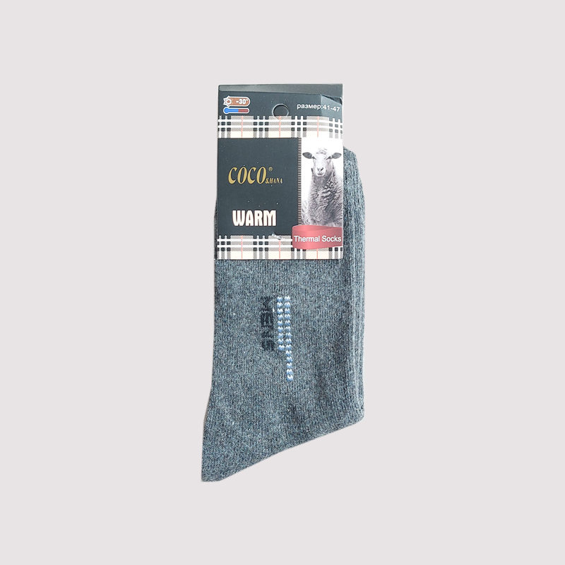 جوراب ساقدار پشمی مردانه طرح mens